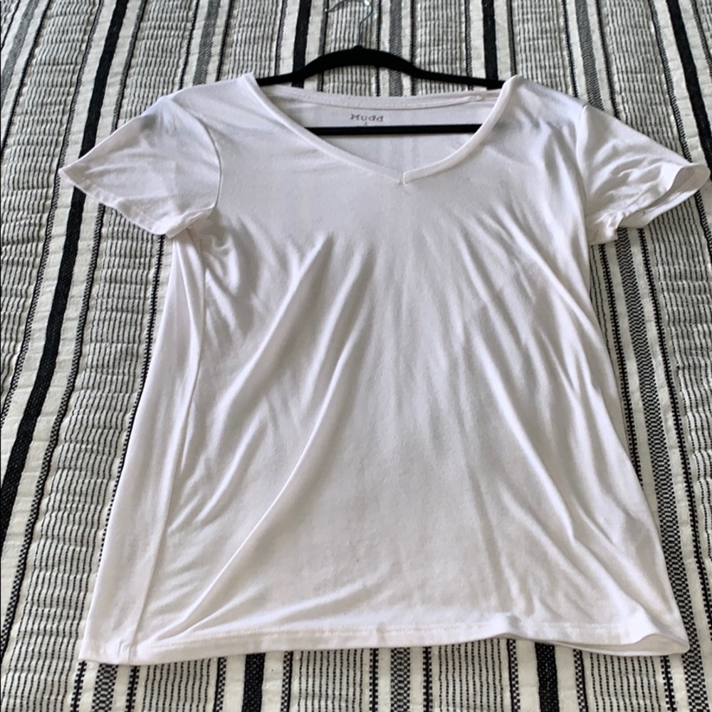 White vneck